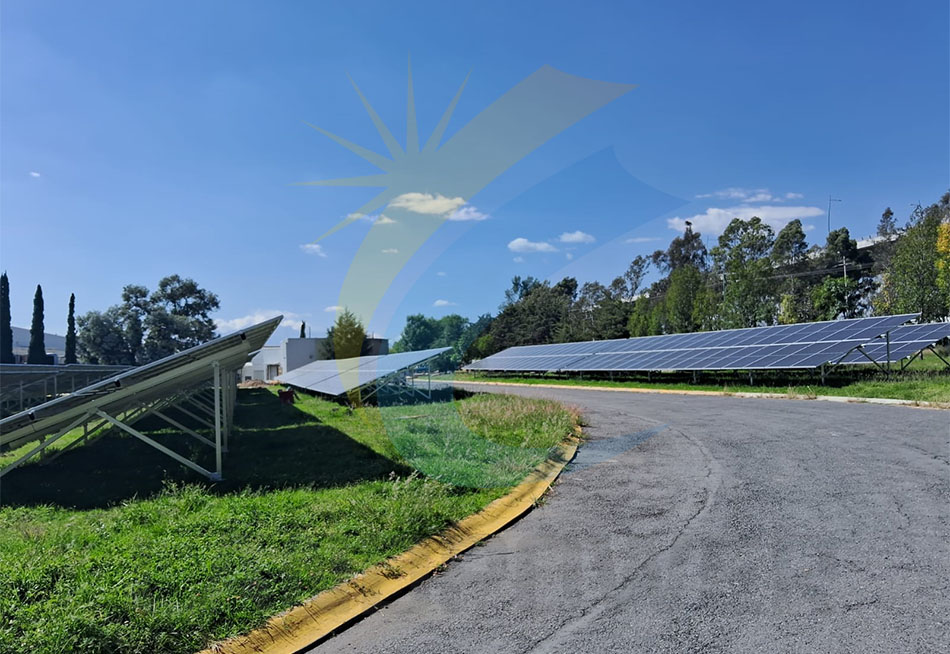 Montagem solar no solo do México 352KW